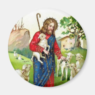 Christ The Shepherd Magnet