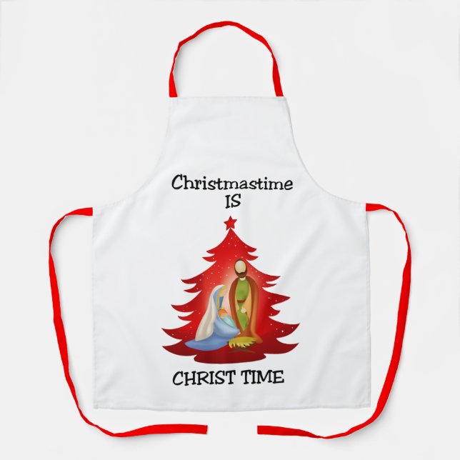 christ Time  Apron (Front)