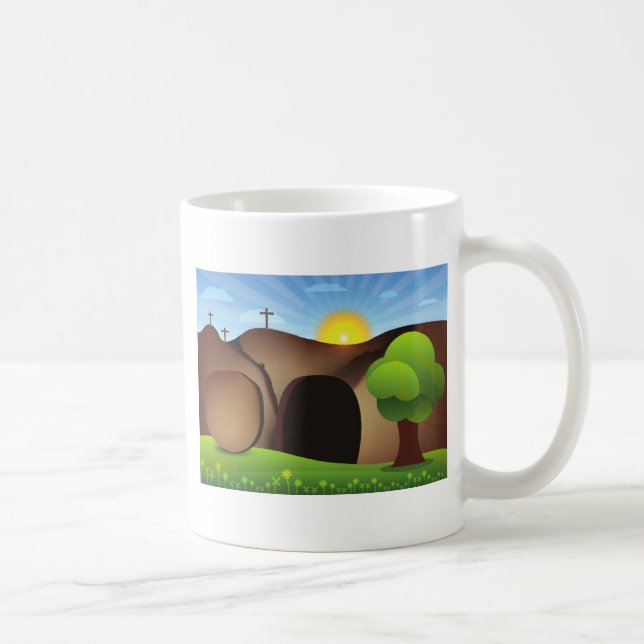christ tomb coffee mug (Right)