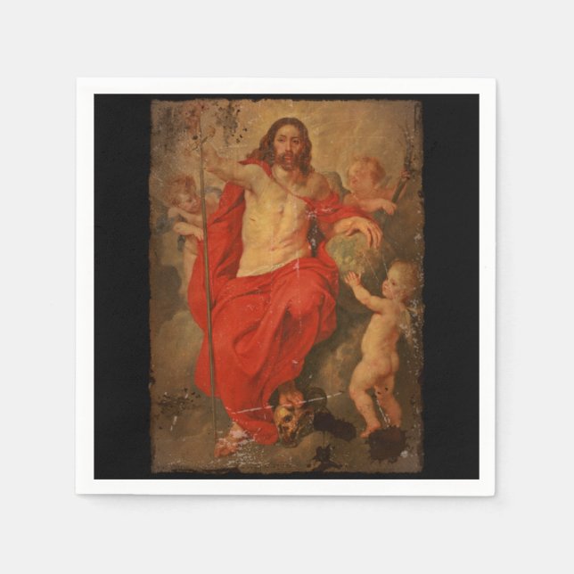 Christ Triumph Over Death and Sin Napkin (Front)