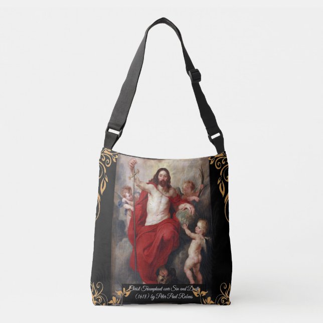 Christ Triumphant over death Crossbody Bag (Front)
