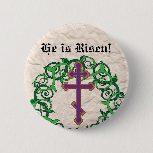 Christ Victory! 6 Cm Round Badge