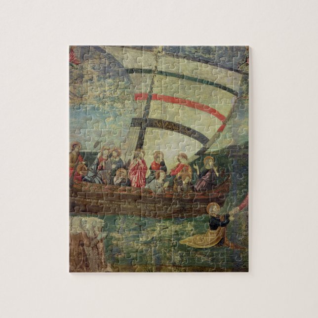 Christ walking on the water, after the 'Navicella' Jigsaw Puzzle (Vertical)