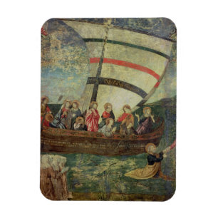 Christ walking on the water, after the 'Navicella' Magnet