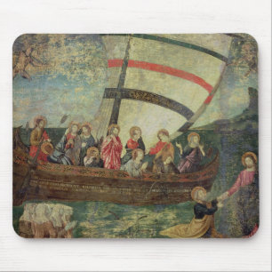 Christ walking on the water, after the 'Navicella' Mouse Mat
