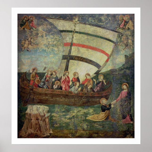 Christ walking on the water, after the 'Navicella' Poster (Front)