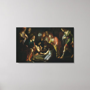 Christ Washing the Disciples' Feet, 1623 Canvas Print