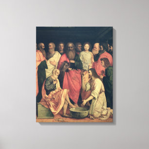 Christ Washing the Disciples' Feet Canvas Print