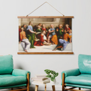 Christ Washing the Disciples' Feet, Garofalo  Hanging Tapestry
