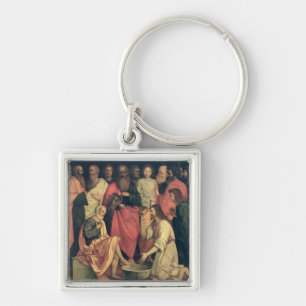 Christ Washing the Disciples' Feet Key Ring