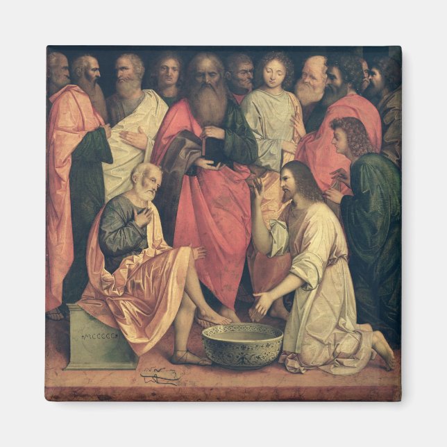 Christ Washing the Disciples' Feet Magnet (Front)