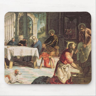 Christ Washing the Feet of the Disciples 2 Mouse Mat