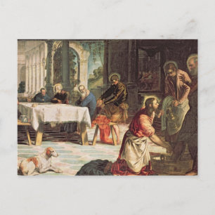 Christ Washing the Feet of the Disciples 2 Postcard