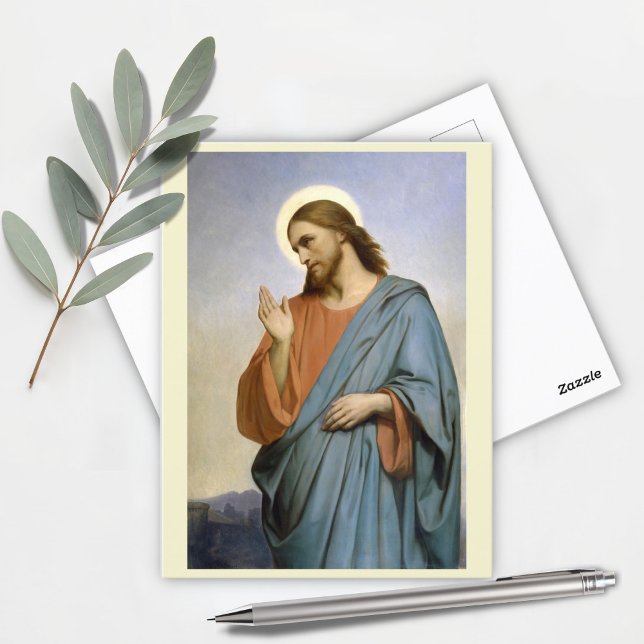 Christ Weeping Over Jerusalem by Ary Scheffer Postcard (Creator Uploaded)