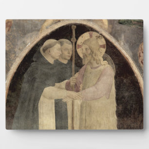 Christ Welcomes Two Dominican Friars, (fresco) (de Plaque