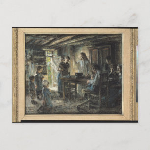 Christ with the Meek, 1903-04 Postcard