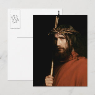 Christ with Thorns. Fine Art Easter Postcard