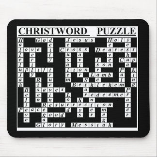 CHRIST-Word Puzzle Mouse Mat