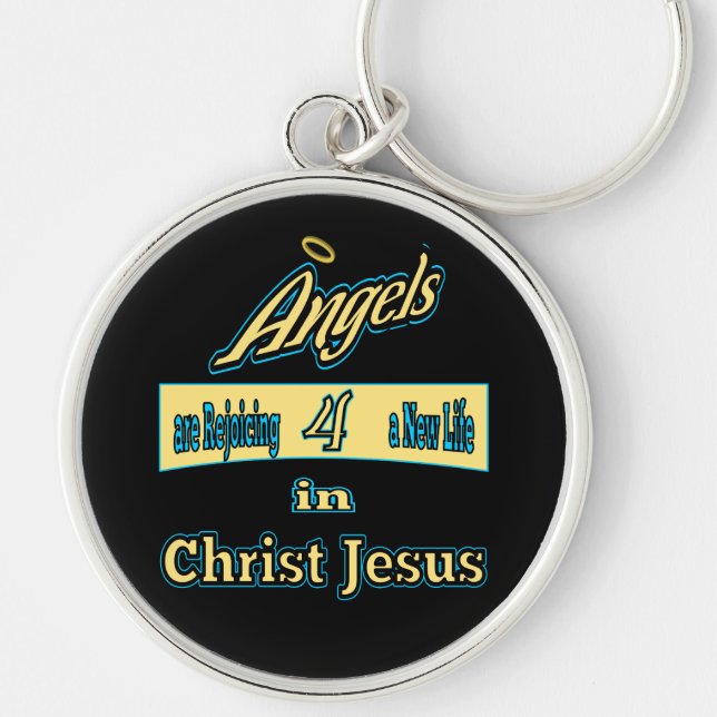 Christan Angels Are Rejoicing Keychain (Front)