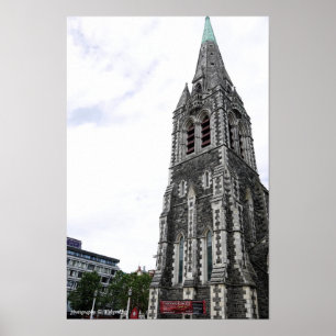 ChristChurch Cathedral, New Zealand Poster