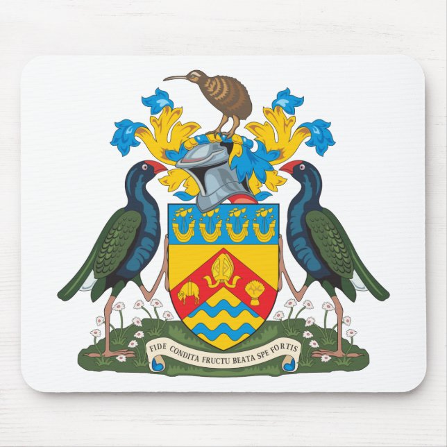 Christchurch Coat of Arms Mouse Mat (Front)