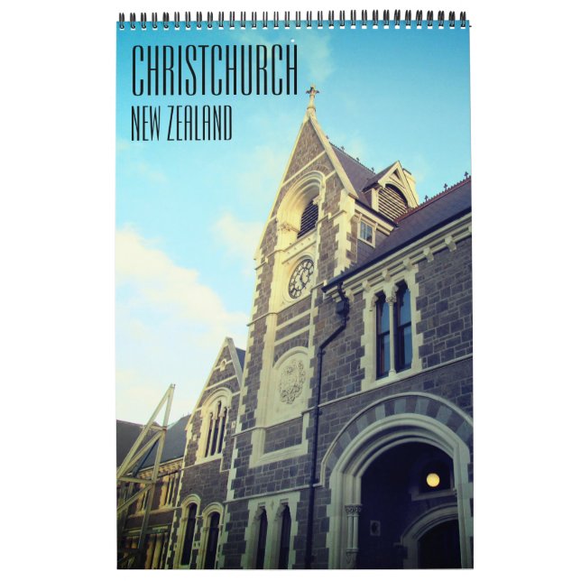 christchurch new zealand calendar (Cover)