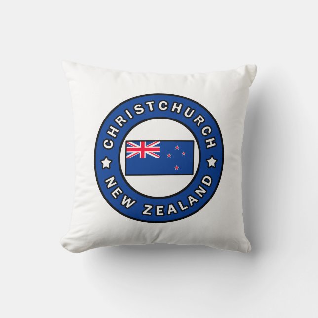 Christchurch New Zealand Cushion (Front)