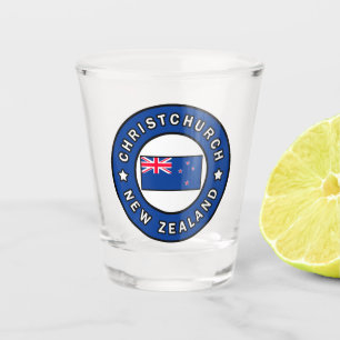 Christchurch New Zealand Shot Glass
