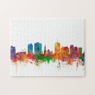 Christchurch New Zealand Skyline Jigsaw Puzzle