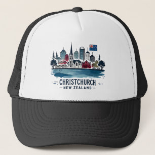 Christchurch New Zealand Trucker Hat