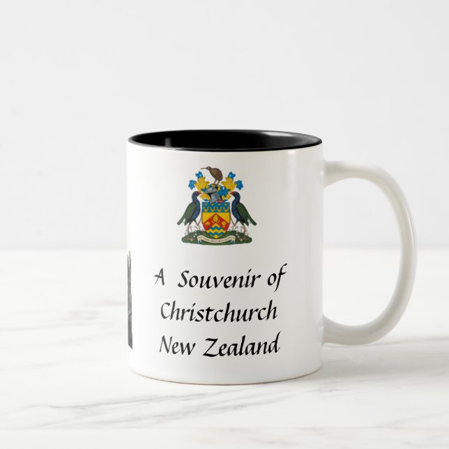 Christchurch, NZ, Souvenir Mug (Right)