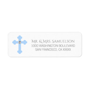 Christening / Baptism / Communion Blue Cross BOY