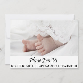 Christening/Baptism Daughter Invitation