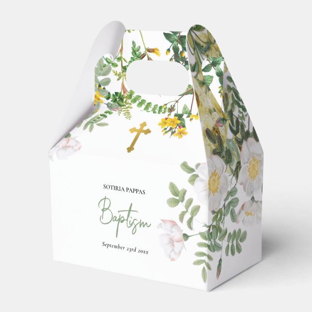 Christening Baptism Favour Boy Girl Favour Box (Front Side)