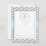 Christening/Baptism Wish Card<br><div class="desc">Adorable cards to create small keepsakes for your little one,  they are perfect for a religious events. Each guest can write their wishes on that special day.</div>