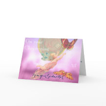 Christening card from Godmother Godparent