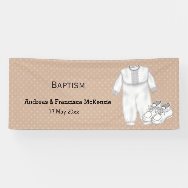 Christening * choose background colour banner (Horizontal)