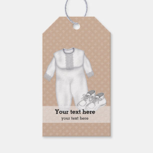 Christening * choose background colour gift tags