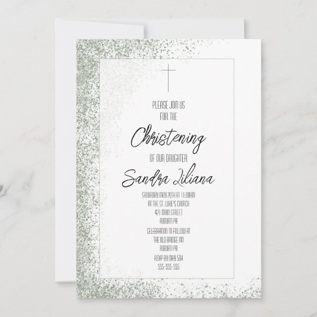 Christening Invitation (Front)