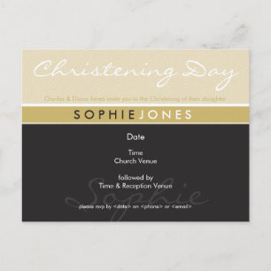 CHRISTENING INVITE :: simply groovy 3