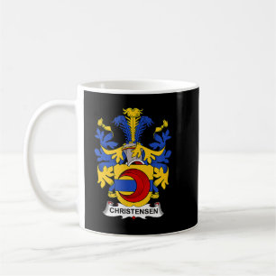 Christensen Coat of Arms Family Crest Coffee Mug