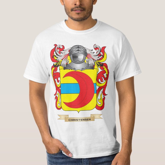 Christensen (Denmark) Coat of Arms T-Shirt (Front)