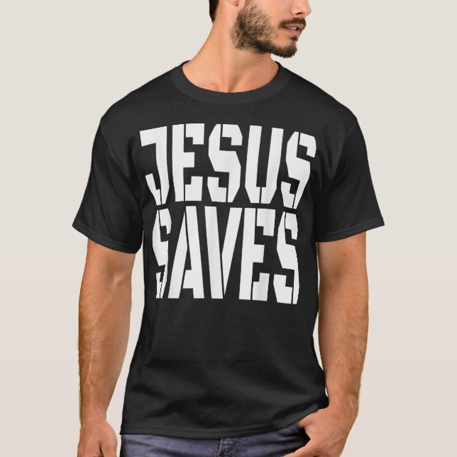Christerest Jesus Saves Christian Evangelism Gift  T-Shirt (Front)