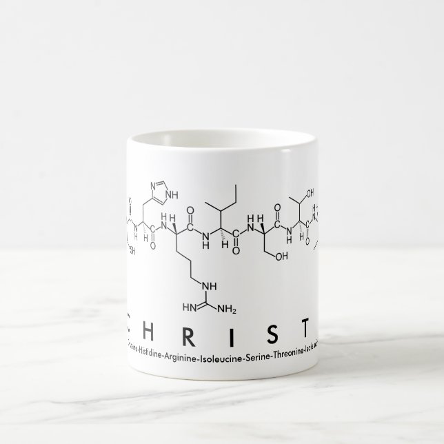 Christi peptide name mug (Center)
