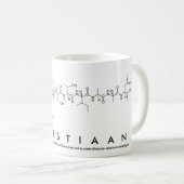 Christiaan peptide name mug (Front Right)