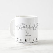 Christiaan peptide name mug (Front Left)