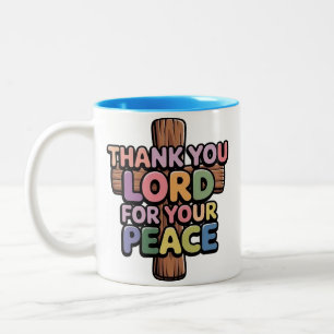 Christian 11 Oz Coffee Mug Thank You Lord for.....