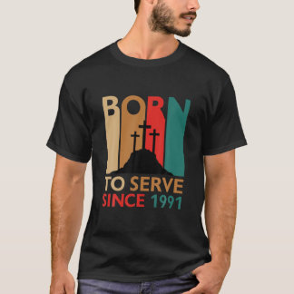 Christian 30th Birthday Gift 30 Year Old Born To S T-Shirt
