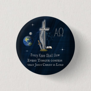 Christian 3 Cm Round Badge