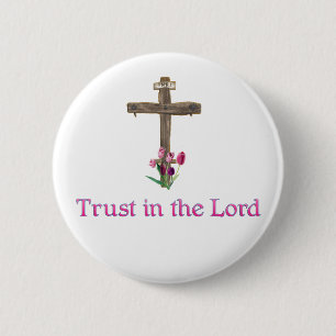 Christian 6 Cm Round Badge